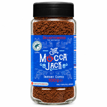 Кава Розчинна Без Кофеїну Mocca Jack Decaffeinated 100 г