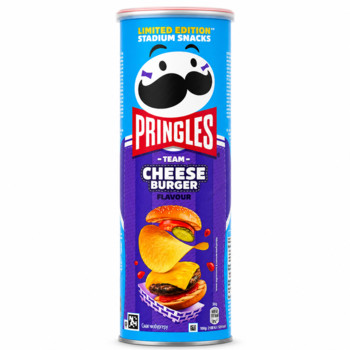 Чипси Pringles Cheese Burger Flavour (Смак Чизбургера) 165 г