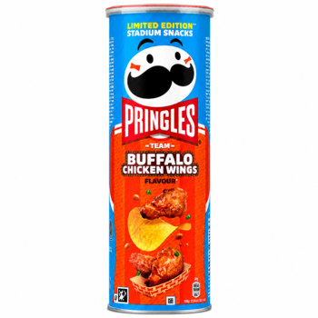 Чипси Pringles Buffalo Chicken Wings Flavour (Курячі Крильця «Баффало») 165 г