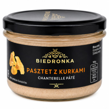 Паштет з Лисичками Biedronka Pasztetz Kurkami 180 г