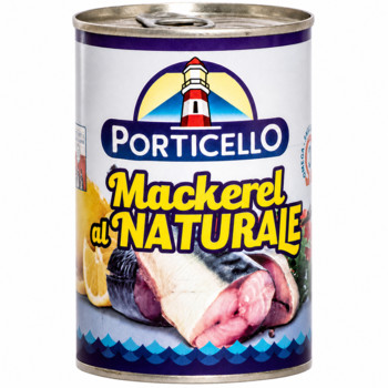 Макрель Porticello у власному соку Mackerel al Naturale 425 г