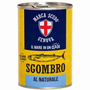Макрель у Власному Соку Marca Scudo Genova Sgombro al Naturale 425 г