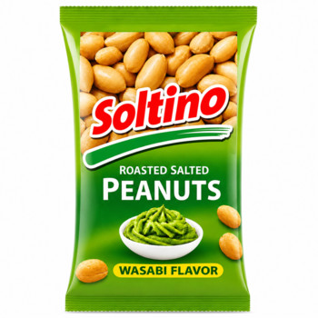Арахіс зі смаком Васабі Soltino Roasted Salted Peanut Wasabi Flavor 100 г