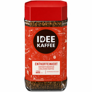 Кава Розчинна Без Кофеїну IDEE Kaffee Entkoffeiniert 200 г