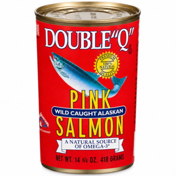 Лосось Рожевий/Горбуша Дикий вилов (Аляска США) Double"Q" Wild Caught Alaskan Pink Salmon 418 г