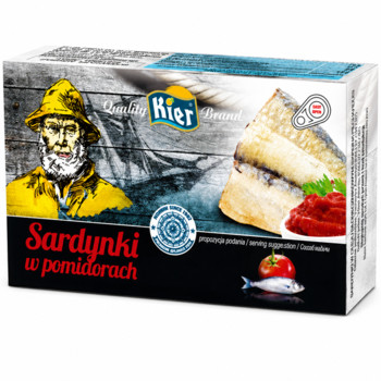 Сардинки в Помідорах Kier Sardynki w Pomidorach 120 г