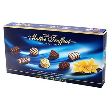 Шоколадні цукерки Maitre Truffout Assorted Pralines, 400 г