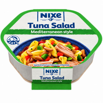 Салат з Тунцем Nixe Tuna Salad Mediterranean Style 220 г