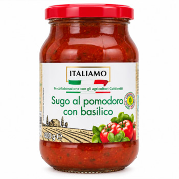Соус з Базиліком Italiamo Sugo al Pomodoro con Basilico 400 г