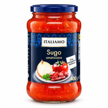 Соус з Беконом Italiamo Sugo Amatricana 400 г