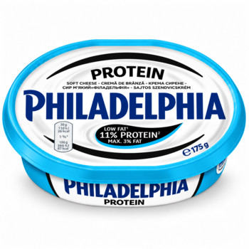 Крем-Сир Вершковий з Протеїном  Philadelphia Protein 175 г