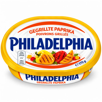Крем-Сир Вершковий з Солодким Перцем Гриль  Philadelphia Gegrillte Paprika 175 г