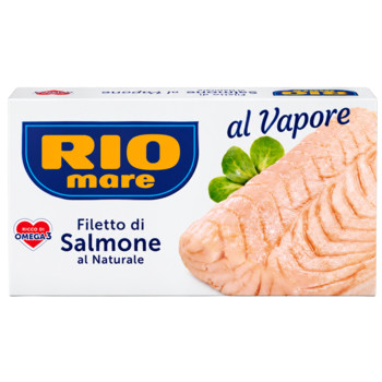 Філе Лосося на Пару у Власному Соку Rio mare Filetto di Salmone al Naturale 125 г