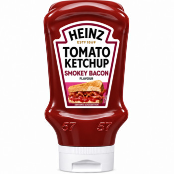 Кетчуп Томатний Heinz Tomato Ketchup Smokey Bacon (зі Смаком Копченого Бекону) 460 г