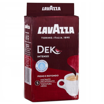 Кофе  Lavazza DEK intenso, 250 г., молотый