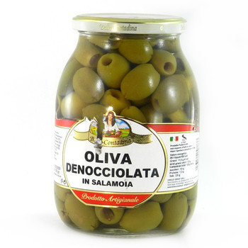 Оливки Bella Conntadina, Olive Denocciolata in salamoia (без кісточки)