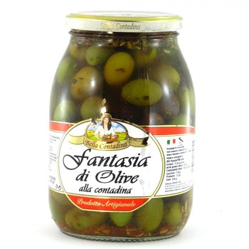 Оливки Bella Conntadina, Fantasia di Olive, 600 г