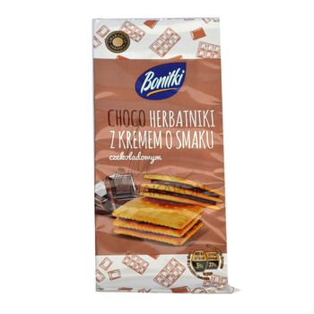 Печиво Bonitki CHOCO, з шоколадним кремом, 216 г