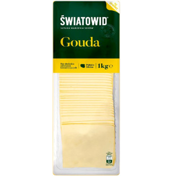 Сир Гауда SWIATOWID, GOUDA (нарізаний), 1 кг