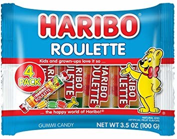 Желейные конфеты HARIBO ROULETTE , 100 г (4×25 г)
