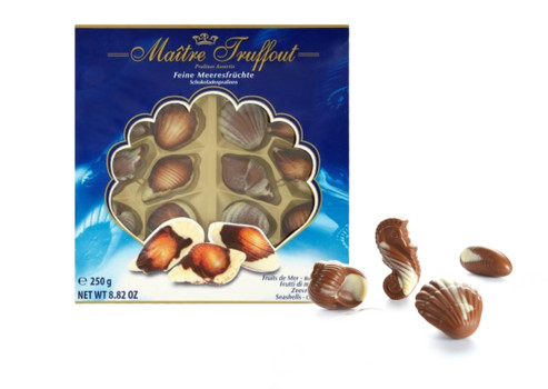 Шоколадні цукерки Maitre Truffout Fine Meeresfruchte (Мушлі), 250 г