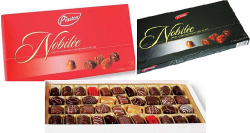 Шоколадні цукерки Piasten Nobilee, 400 г