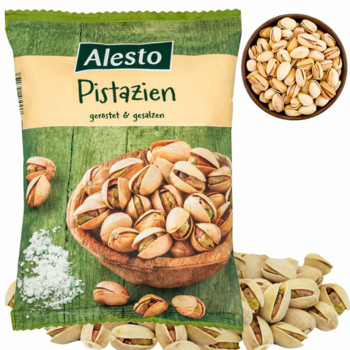 Фисташки Жаренные Соление Алесто Alesto Pistazien 500 г