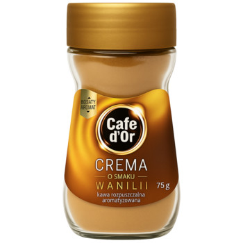 Кофе Растворимый Cafe d`Or Crema Ваниль o smaku Wanilii 75 г