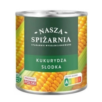 Кукурудза солодка, консервовона, Nasza spizarnia, Kukurydza Slodka, 340 г