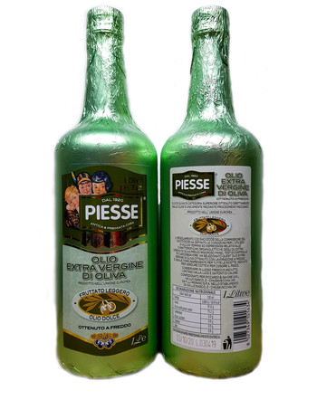 Олія оливкова Piesse, Extra Vergine, Fruttato Leggero (Olio DOLCE)  1л