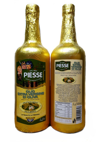 Олія оливкова Piesse, Extra Vergine, Fruttato Medio (EQUILIBRATO )  1л