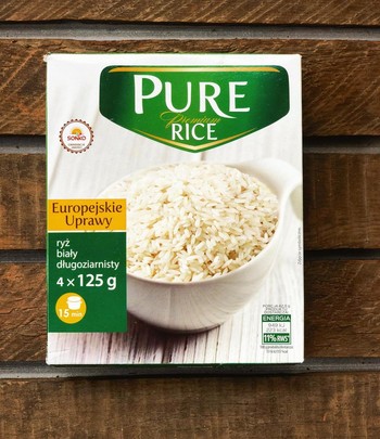 Рис довгозернистий Pure Premium Rice, Sonko, 500 г.(4 пакета по 125 г)
